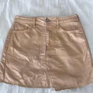 Rose Gold miniskirt